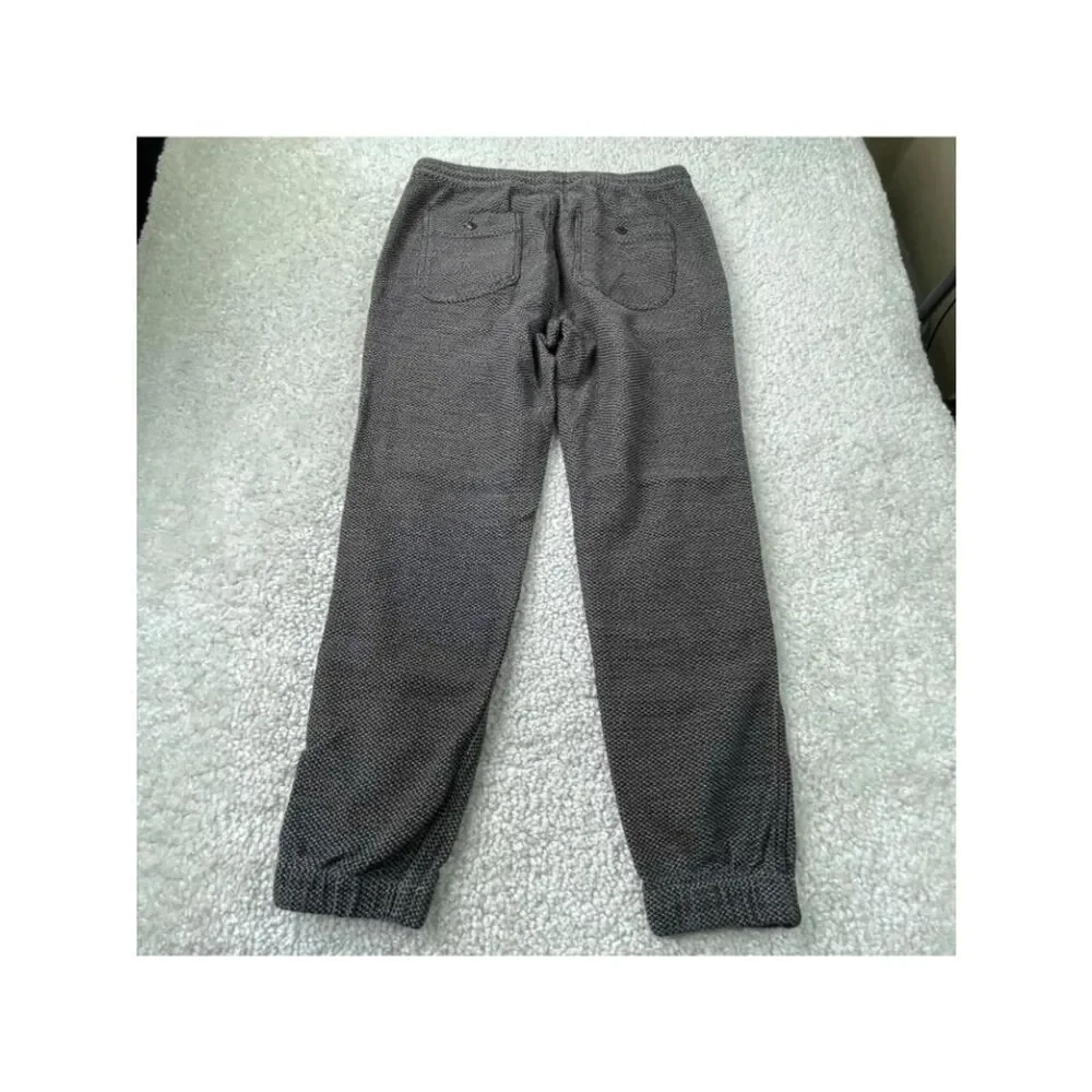Taylor Stitch The Apres Pant Textured Jogger Charcoal Gray Sashiko Mens Large